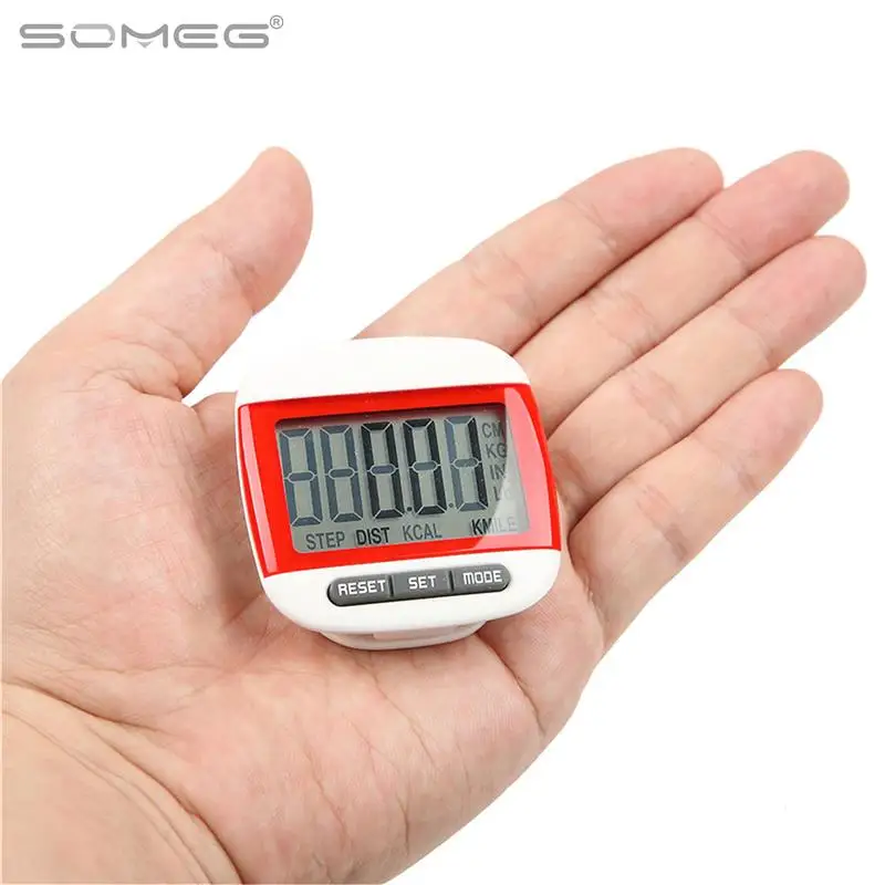 Mini Portable Step Counter Run Walking Digital LCD Pedometer Step Counter Distance Calorie Counter