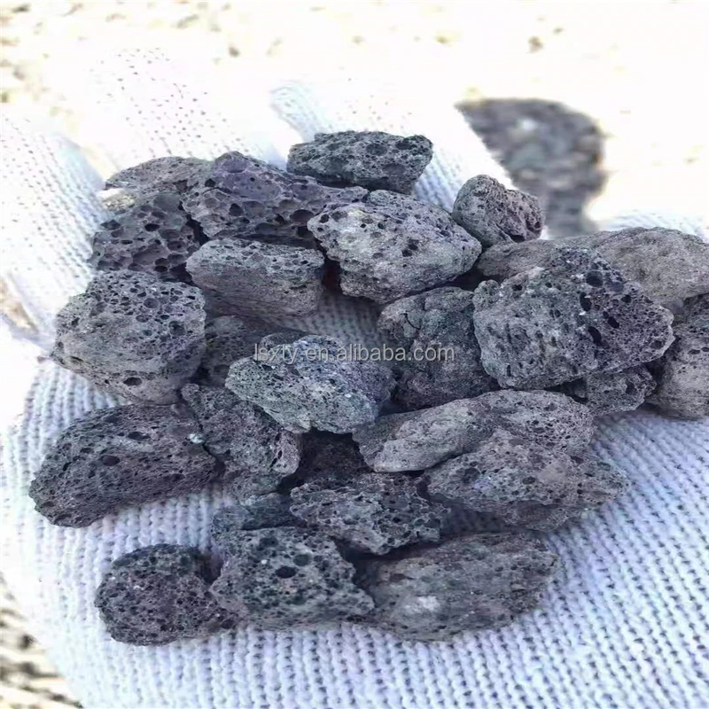 Красные лавовые камни натуральный вулканический камень для мощения ландшафтного украшения