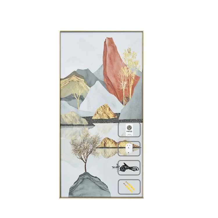 Керамика с дальним инфракрасным излучением, Нагреватель серии, картина 1200*600 мм, Электрический FENGQING FQTS7004 CN;GUA, возврат и замена