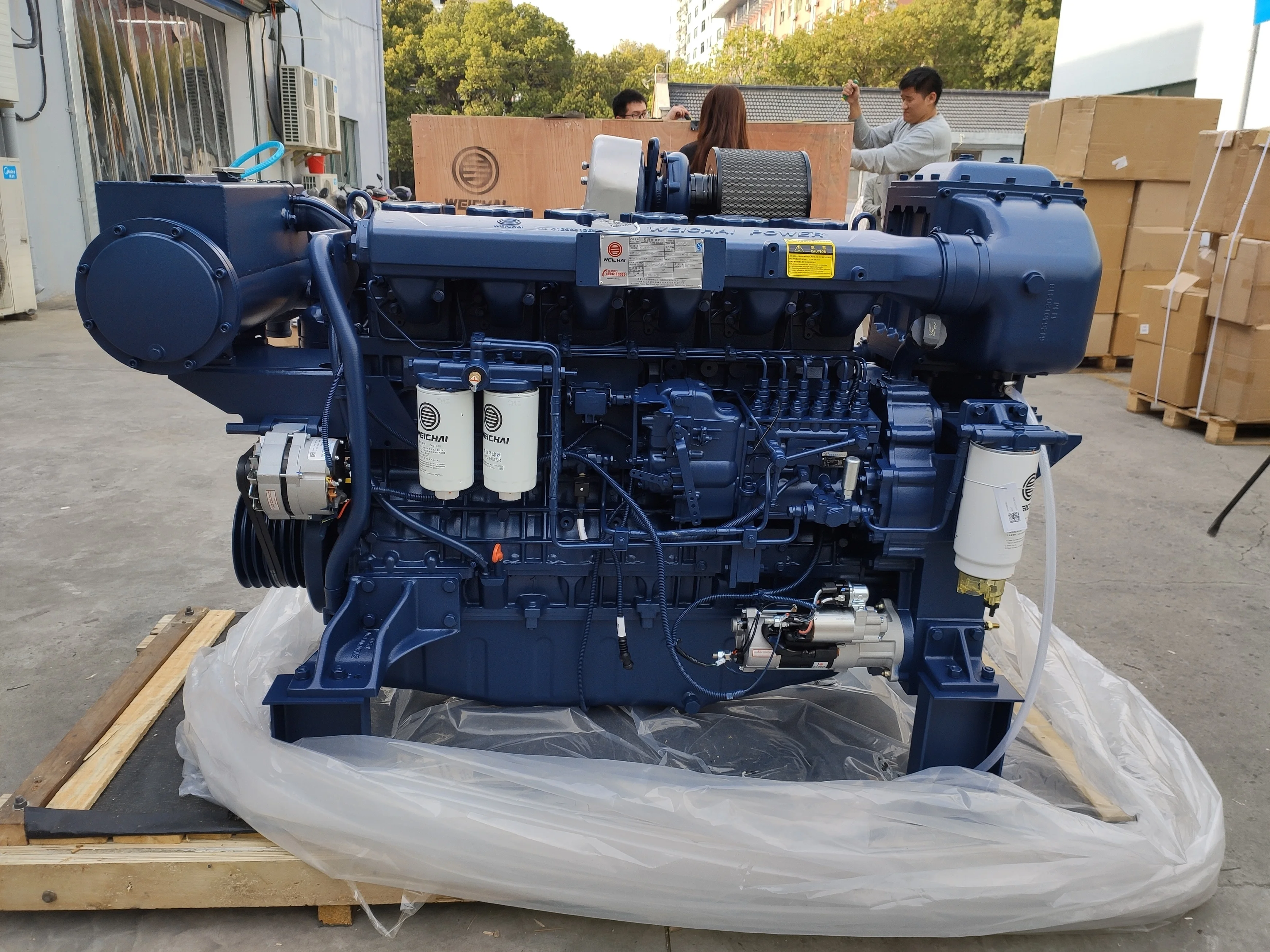 Weichai High-speed boat new type 6 cylinders 500hp WP12C500-21 Diesel Engine