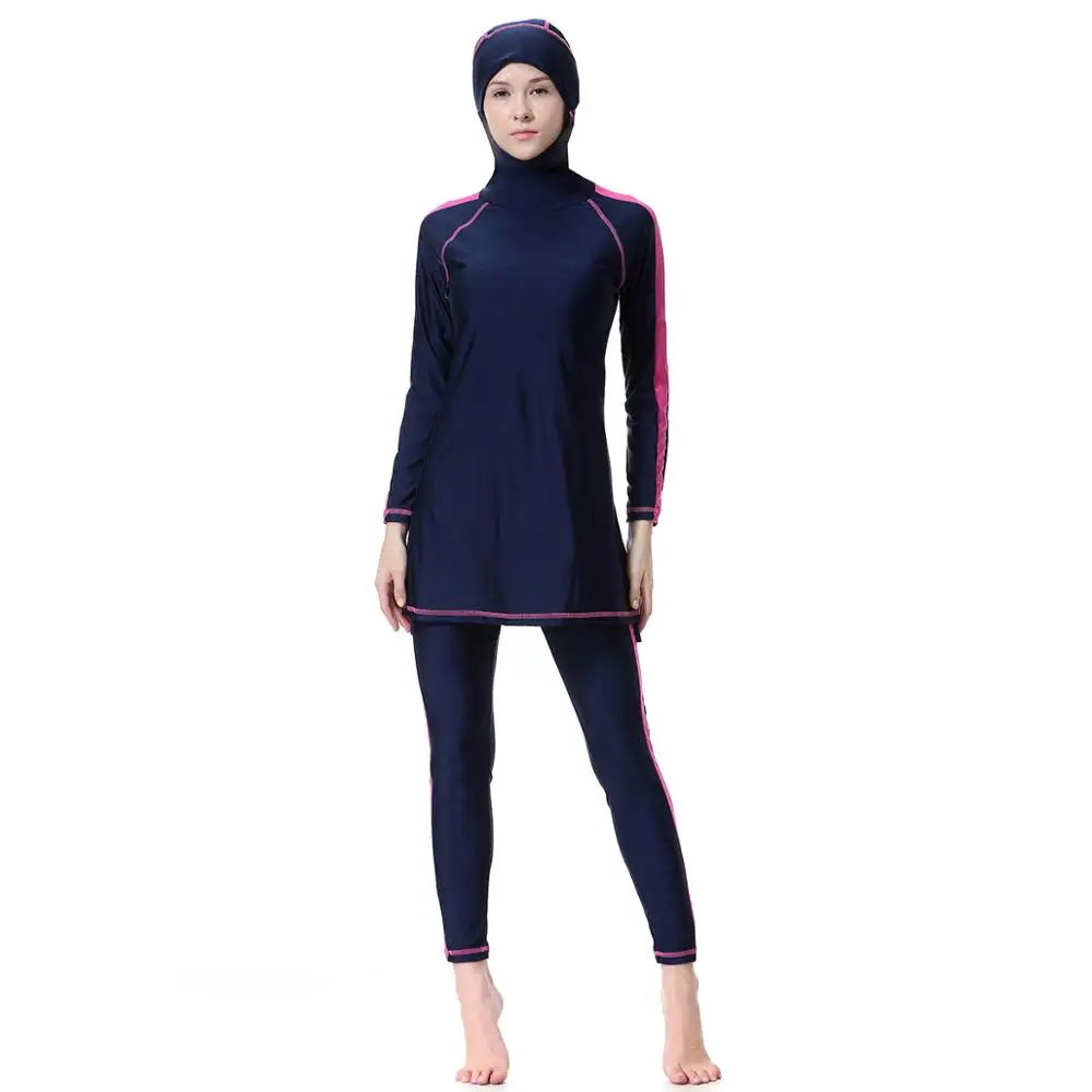 Wholesale Islamic Swimsuit Covered Muslim Women Swimsuit