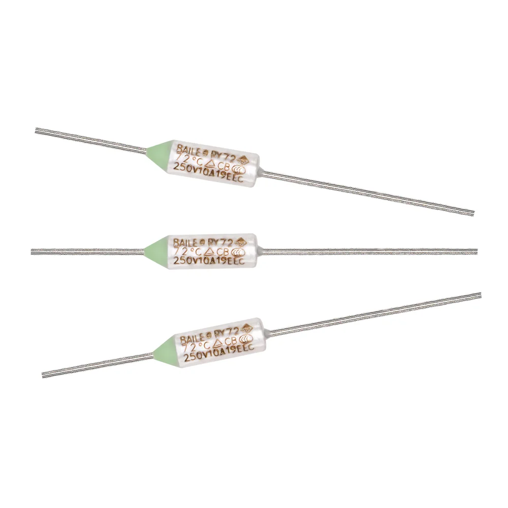 Baile OEM Customized  RY72 non-resettable 10a 110v 250v kettle  thermal fuse