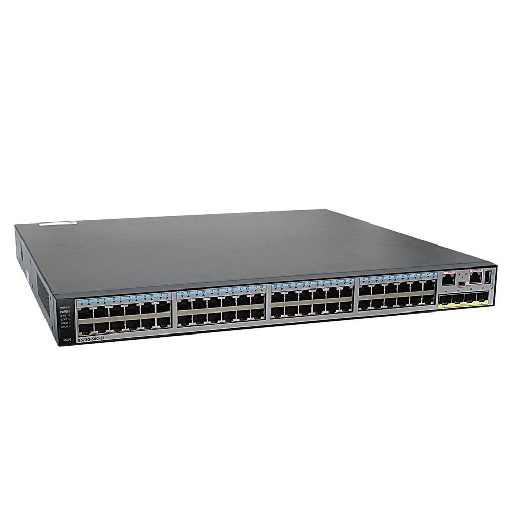 Exceptional Customer Service New And Best Price 48 10/100/1000Base-T Ethernet Ports/4 10G Switch S5720-56C-Ei-AC In Stock