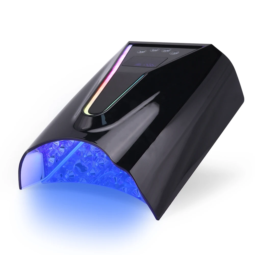 Wholesale 2024 High Power 128W UV LED Nail Lamp Rechargeable Cordless Nail Salon Competitive Price with OEM ODM Lighting Logo