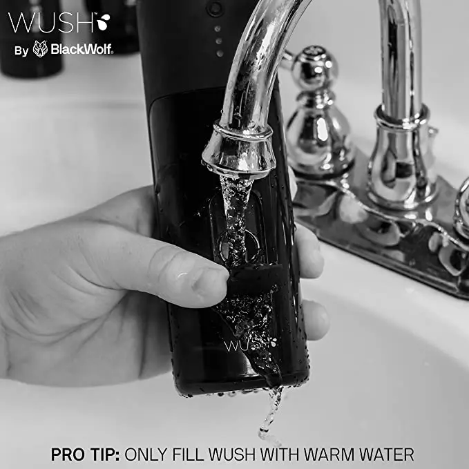 Wush Pro By Black Wolf  Portable Electric Ear Wax Removal Earwax Cerumen Automatic Earwax Removal Ear Cleaner