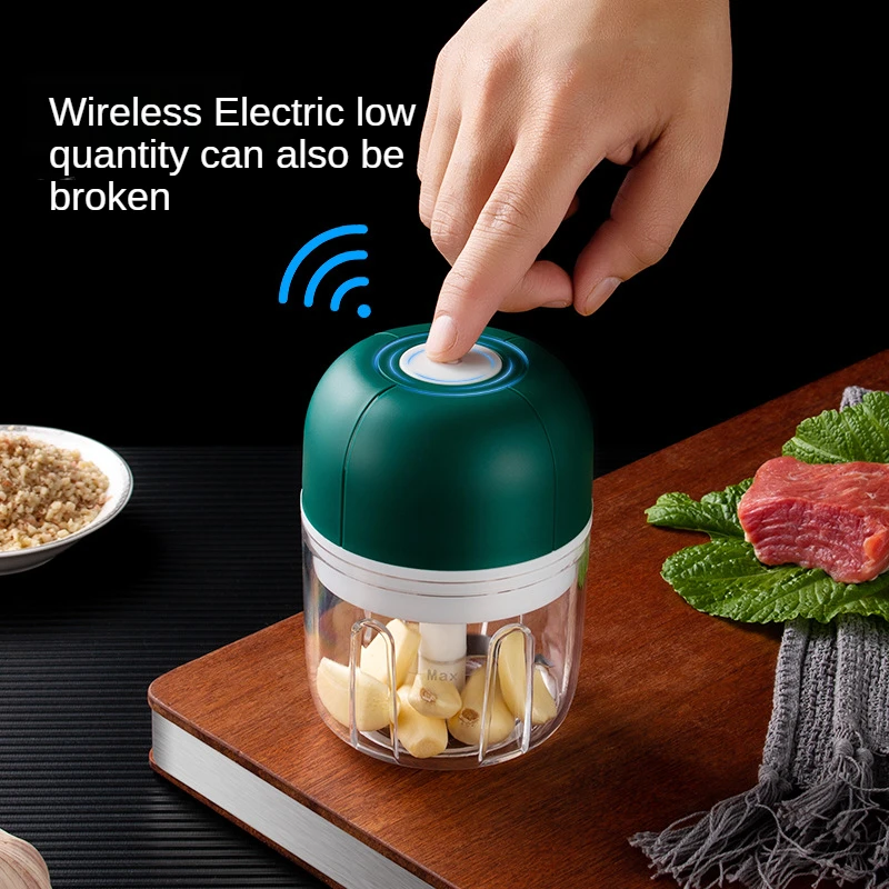 Многофункциональная чесноковая мини-мясорубка, электрическая пищевая мясорубка, перезаряжаемая по Usb мясорубка