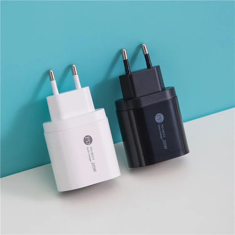 
Supplier wholesale EU US PD + QC 3.0 customizable multi port phone usb c charger 