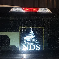 newest material car sticker car logo decoration el light vehicle sticker for different car brand stick flash effect