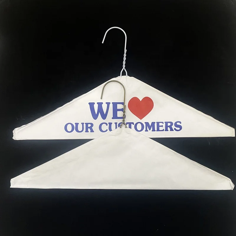 Wire Cape Hangers For Dry Clean We Love Customer Paper Hangers for cloth