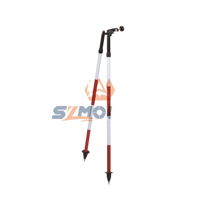 Professional 1.8m Telescoping Bipods, DZ22 Aluminum Range/Prism Pole Bipod For Level Grade Rod Surveying
