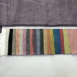 Fine 100% Flax Linen Yarn Dyed Woven Fabric