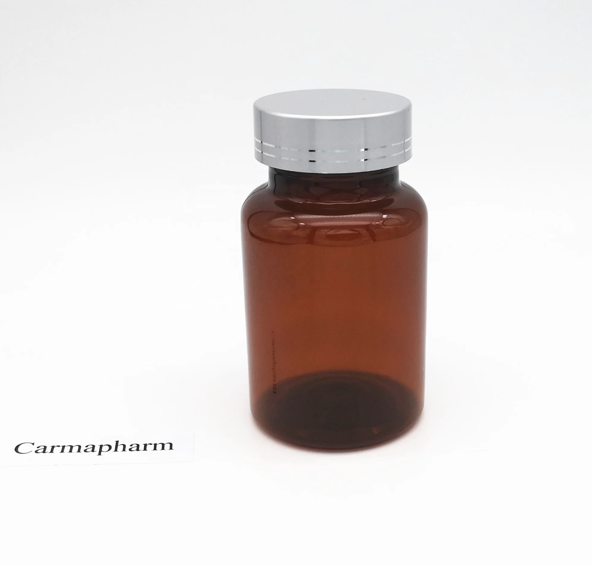 Pharmaceutical PET Plastic Capsule Tablet pill Bottle silver metal uv lids