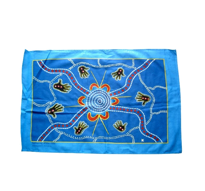 Eco-friendly printed cotton table napkin tea towel