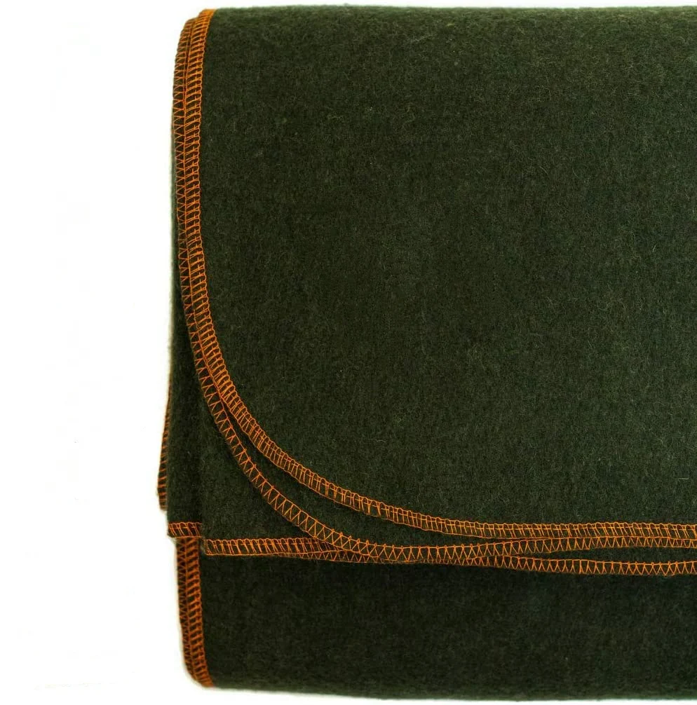 2021 оптовая продажа, складное прочное зеленое Флисовое одеяло из 100% полиэстера, армейское одеяло от производителя