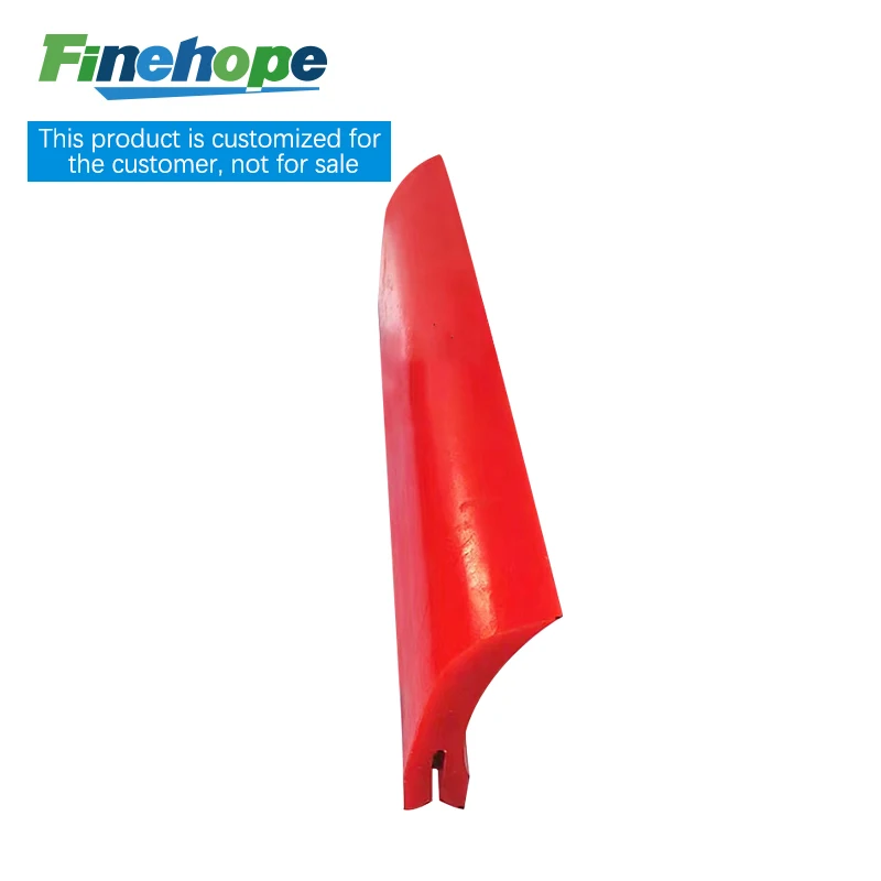 China Manufacturer Polyurethane Cleaner Cleans Specially-made Primary PU Scraper Conveyor Belt Head Pulley Scraper C