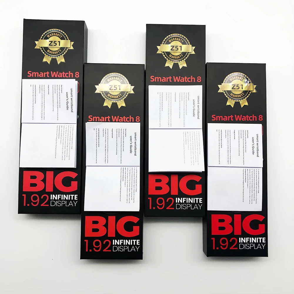 2023 New Arrival Best Quality Smartwatch Z51 Series 8 Reloj 1.92 inch Waterproof Watch 6 7 IWO Smart Watch Z51