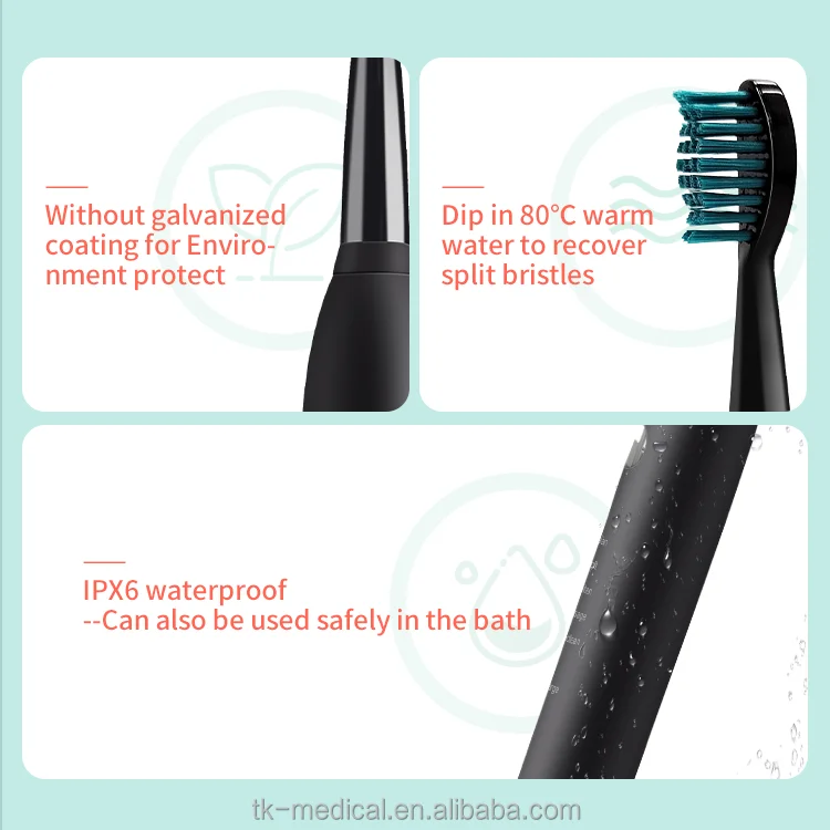 iSee Smart Sensor Control Pressure The Bass Brushing Electric toothbrush