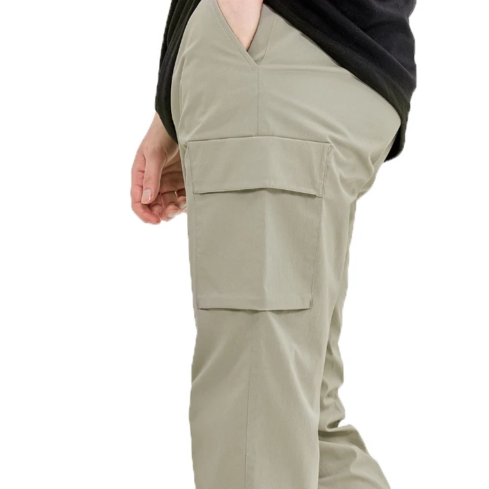 Wholesale High Quality Custom Baggy Nylon Unisex Cargo Pants Mens de Hombre with Side Pockets