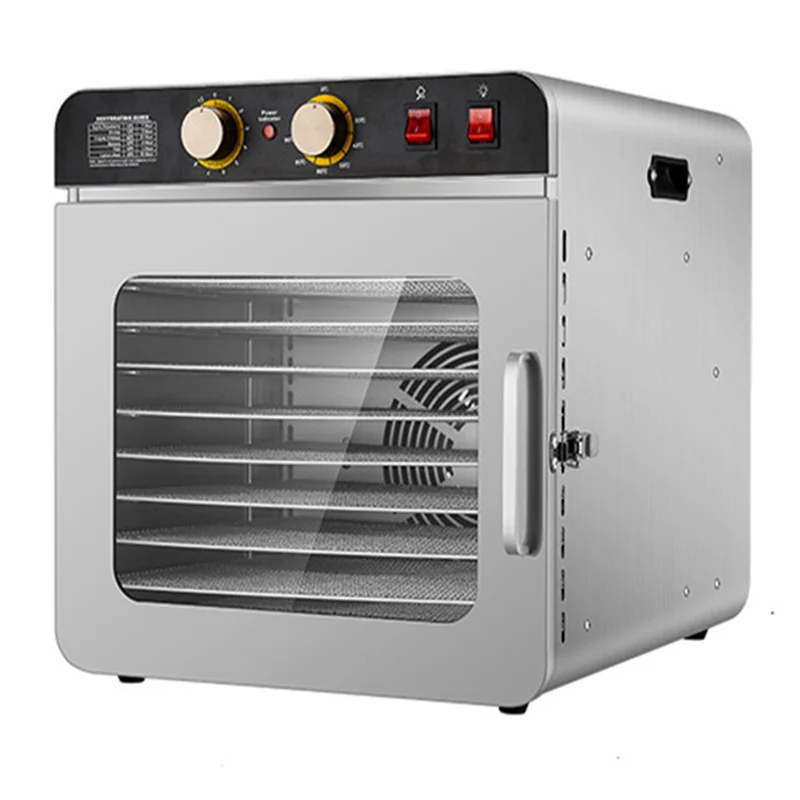 10 layer Dry Fruit Machine Adjustable Thermostat Even Heat Distribution Easy to Clean Food Dehydrator