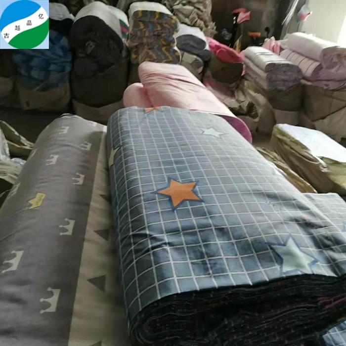 
Wholesale cheap price organic cotton bedsheets stock lots 