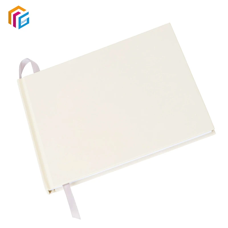 Hardcover Linen Fabric Cover Textured Paper Precious Memories Personalised Wedding Guest Book