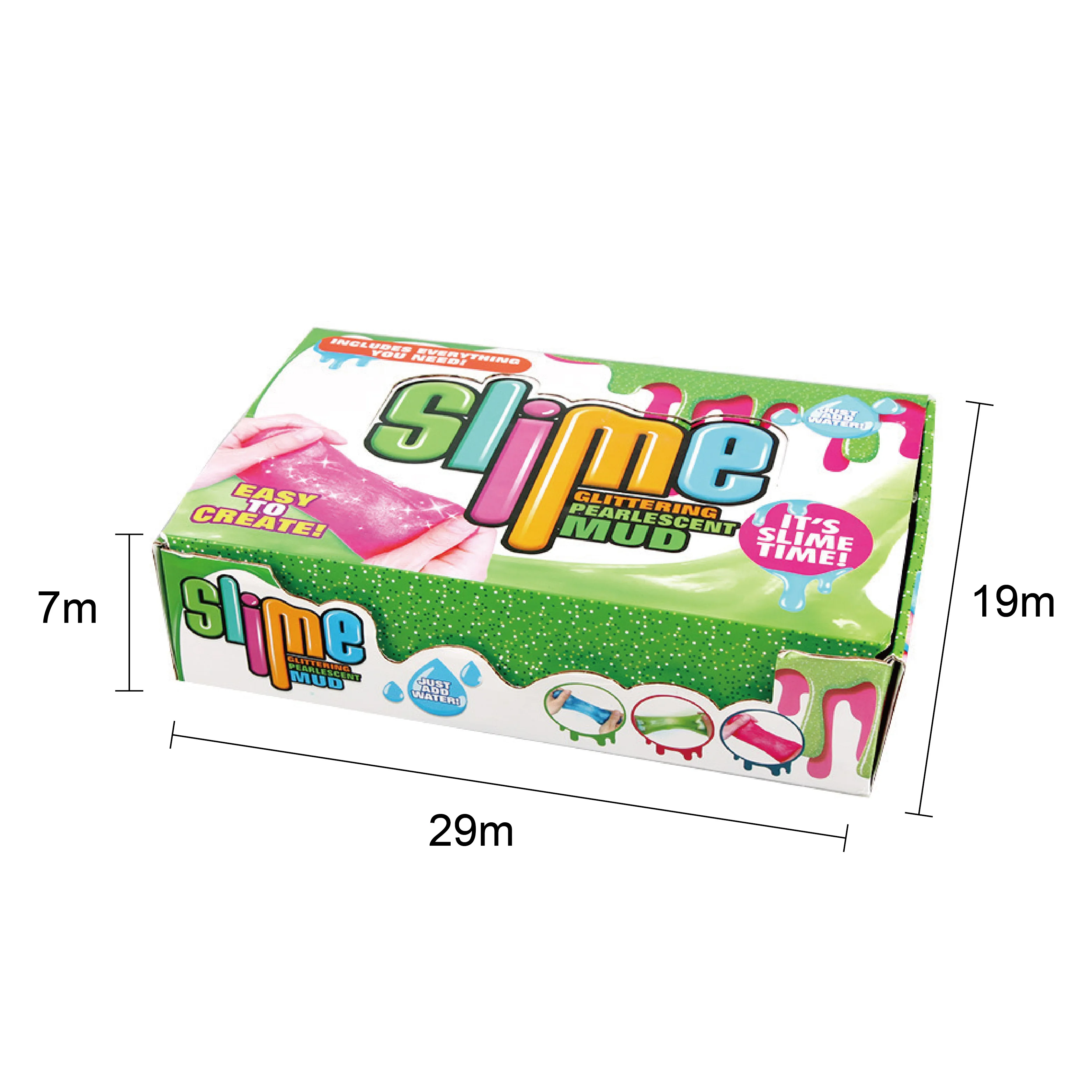 New Hot Selling Educational Toy Cup Plastic Bottle Slime Putty Cotton Mud Fluffy Super Clear Slime