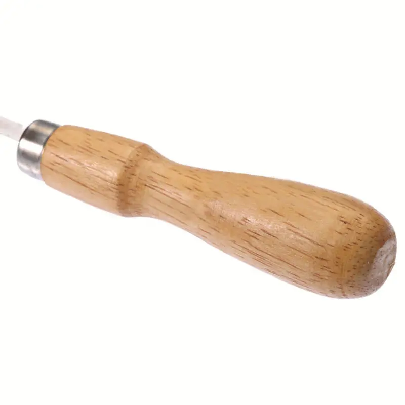 High quality DIY Leather Crafting Tool Wooden Handle Sewing Tracing Wheel tool