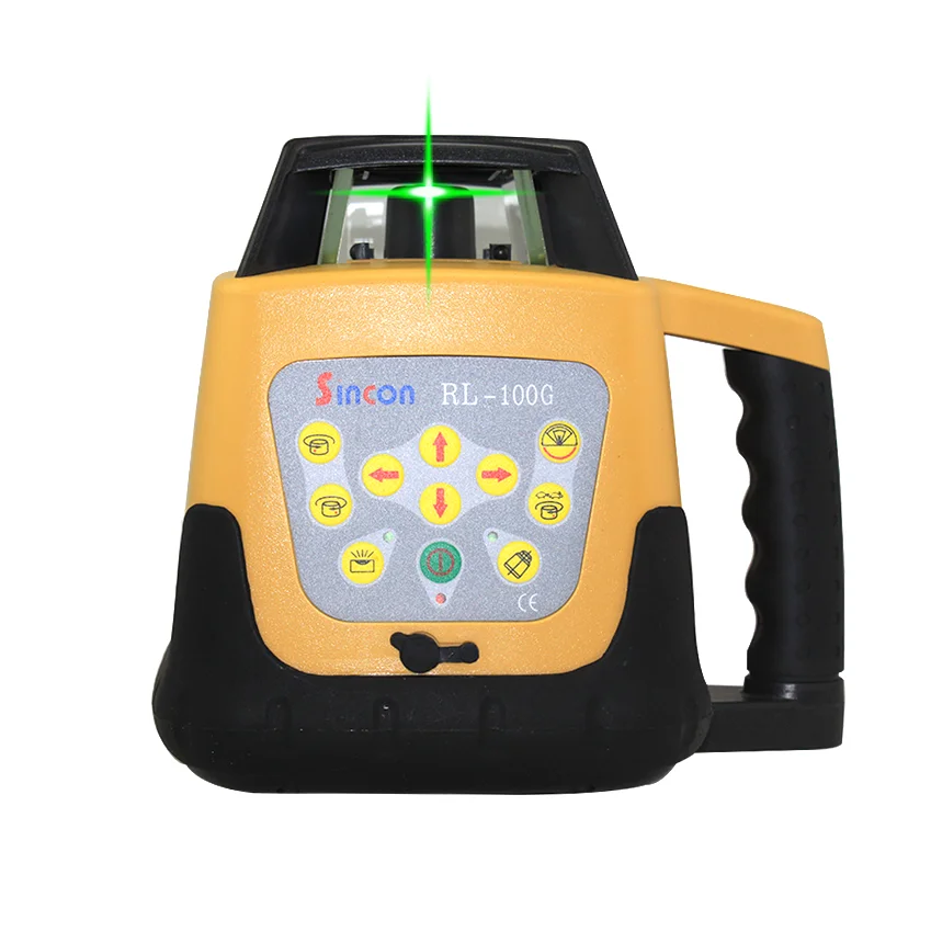SINCON RL-100G High Precision Long-distance Measurement Cross Line Dual Angle 360 Rotating Laser Level