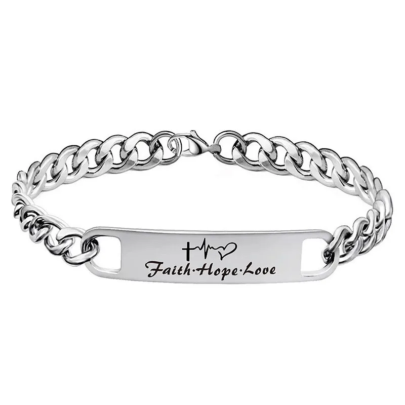 Initial Jewelry for Women and Men Silver Filled Handmade Dainty Charm Men Women Bracelets Gifts