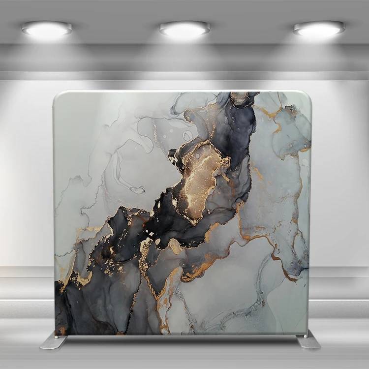 Customized straight tension fabric pillow case printed photography backdrop stand