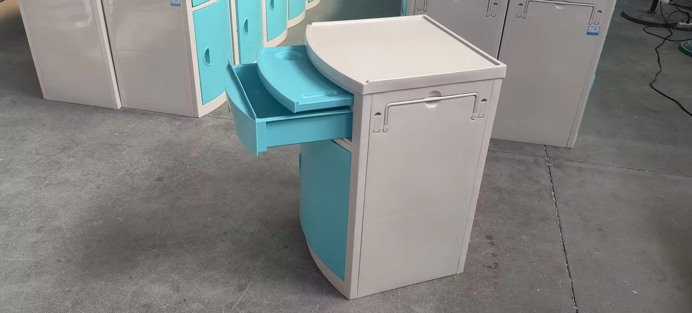 ABS Patient bedside cabinet hospital medical night table