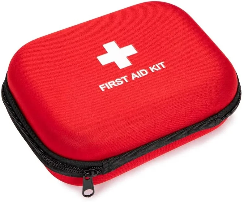 Custom Waterproof EVA Red Empty First Aid Case with Zipper Closure Trauma First Aid