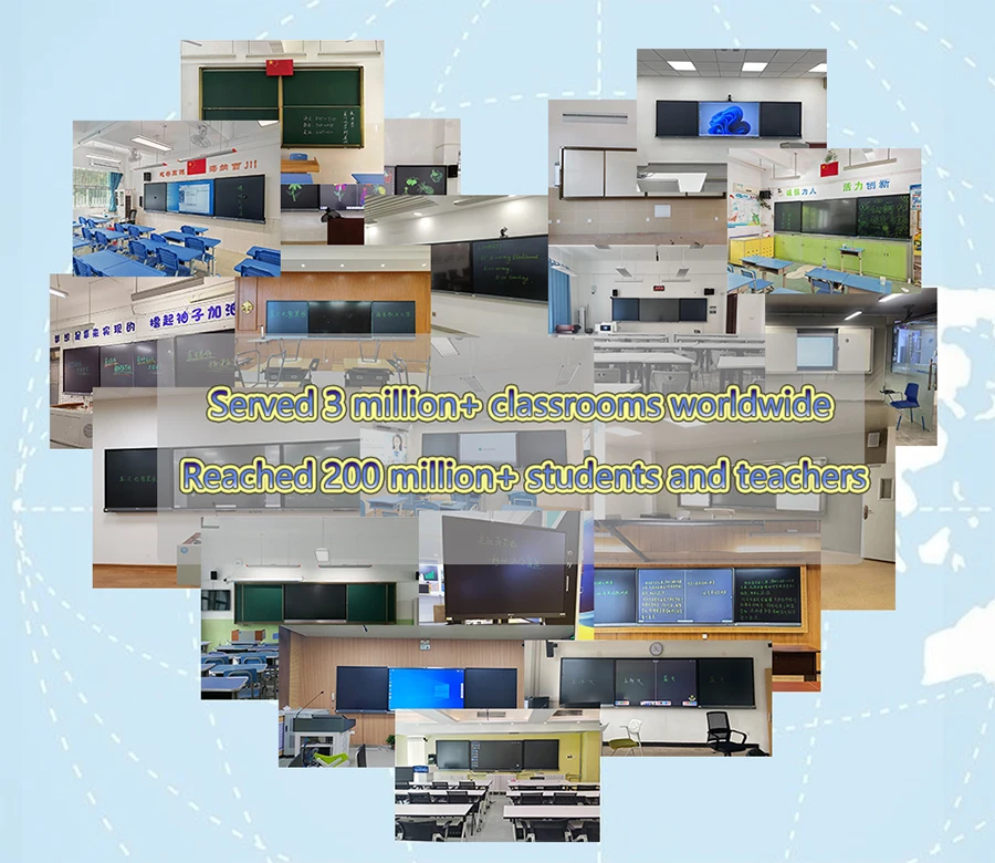 60 65 Inch Handwriting Smart LCD Business Electronic Writing Blackboard Smart Board for Teaching