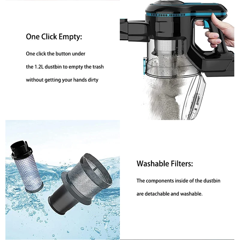 Shiny XL-619A 2022  Smart Cordless Strong Suction Aspirator With Mini Hepa Filter Vacuum Cleaner Similar Robot