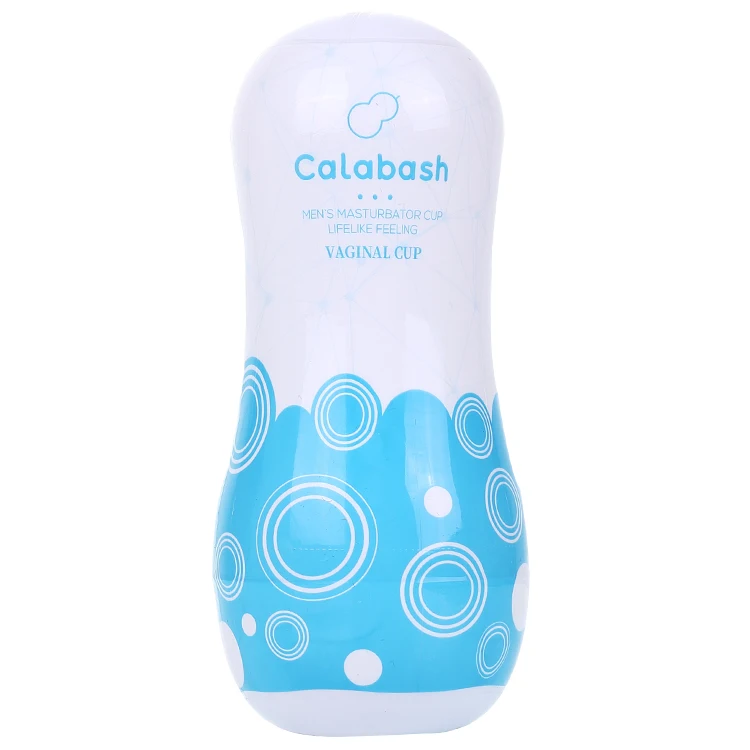 CALAbash Colorful Male Vacuum Masturbator Cup Sex Toys for Men Silicone Vagina Real Pocket Pussy