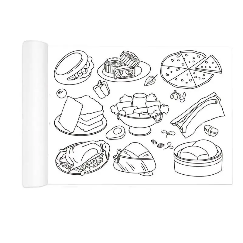 Large Coloring Roll Drawing Paper For Kids Table Wall Coloring Pages For Toddlers Large Coloring Sheets For Art Activities Kid