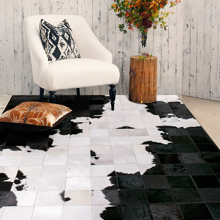 Hot Sale Cow Leather Carpet Cow Hide Rug Modern Rugs