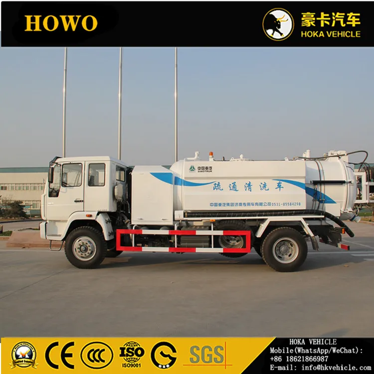 SINOTRUK HOWO 4X2 116HP 3CBM VACUUM TANKER TRUCK MODEL ZZ1047D3414C145