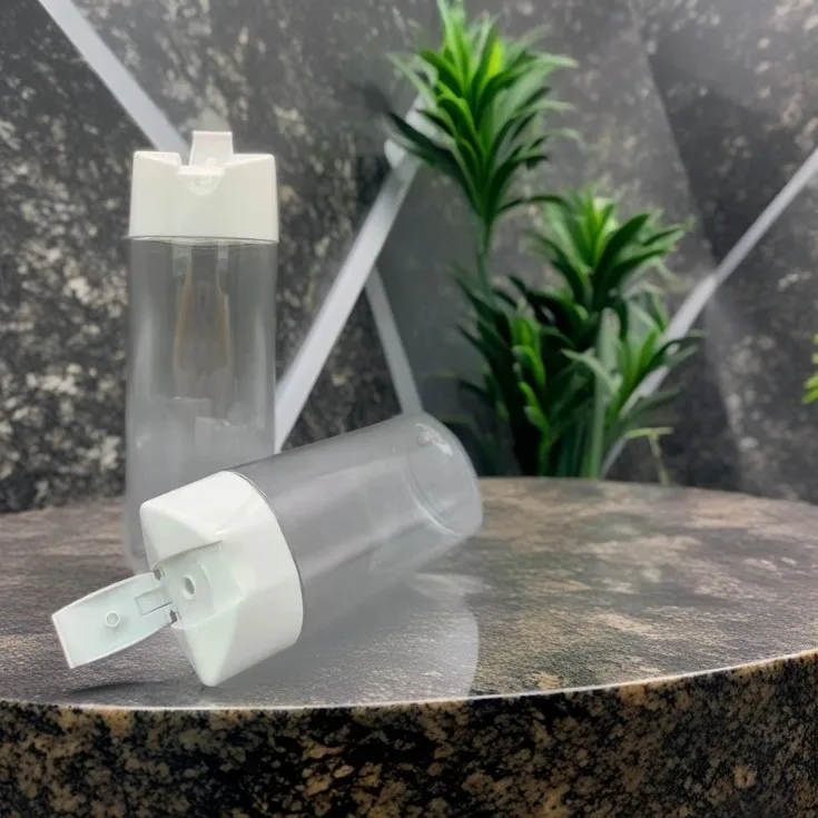 200ml 400ml Plastic Shower Gel PET Bottle With Flip Top Cap High Quality Custom Design Bottles Gel Plastic Lotion Shampoo Bottle