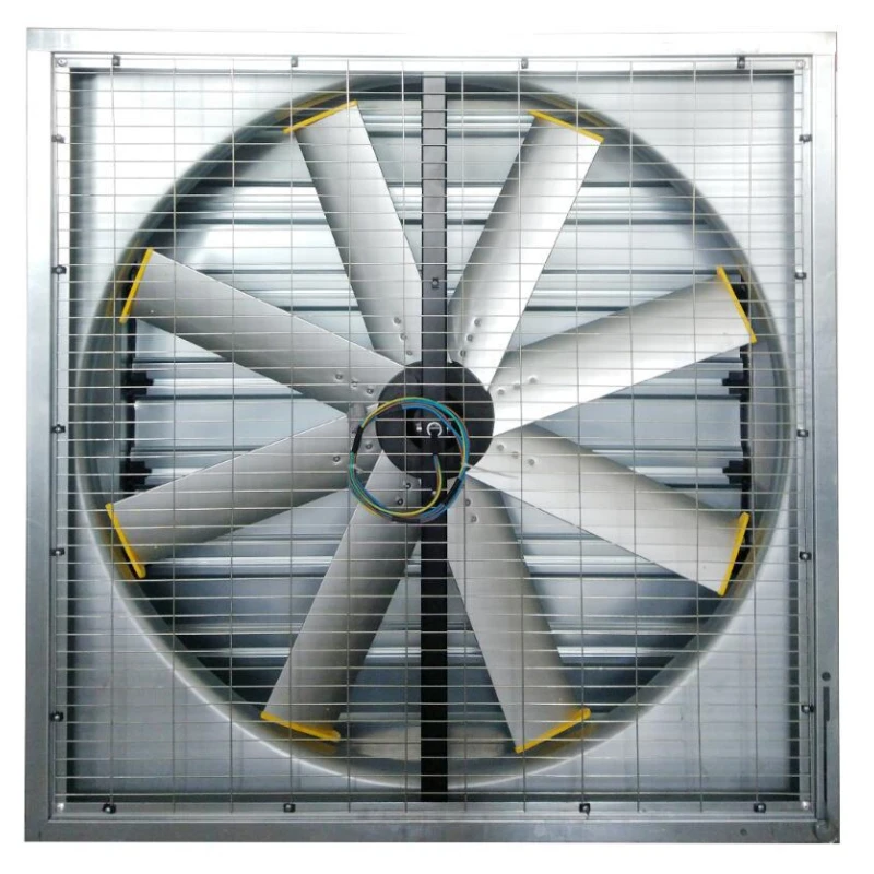 1.1KW/380V/50HZ air volume1380*1380*400mm aluminium alloy industrial greenhouse exhaust fan in axial flow fans blower