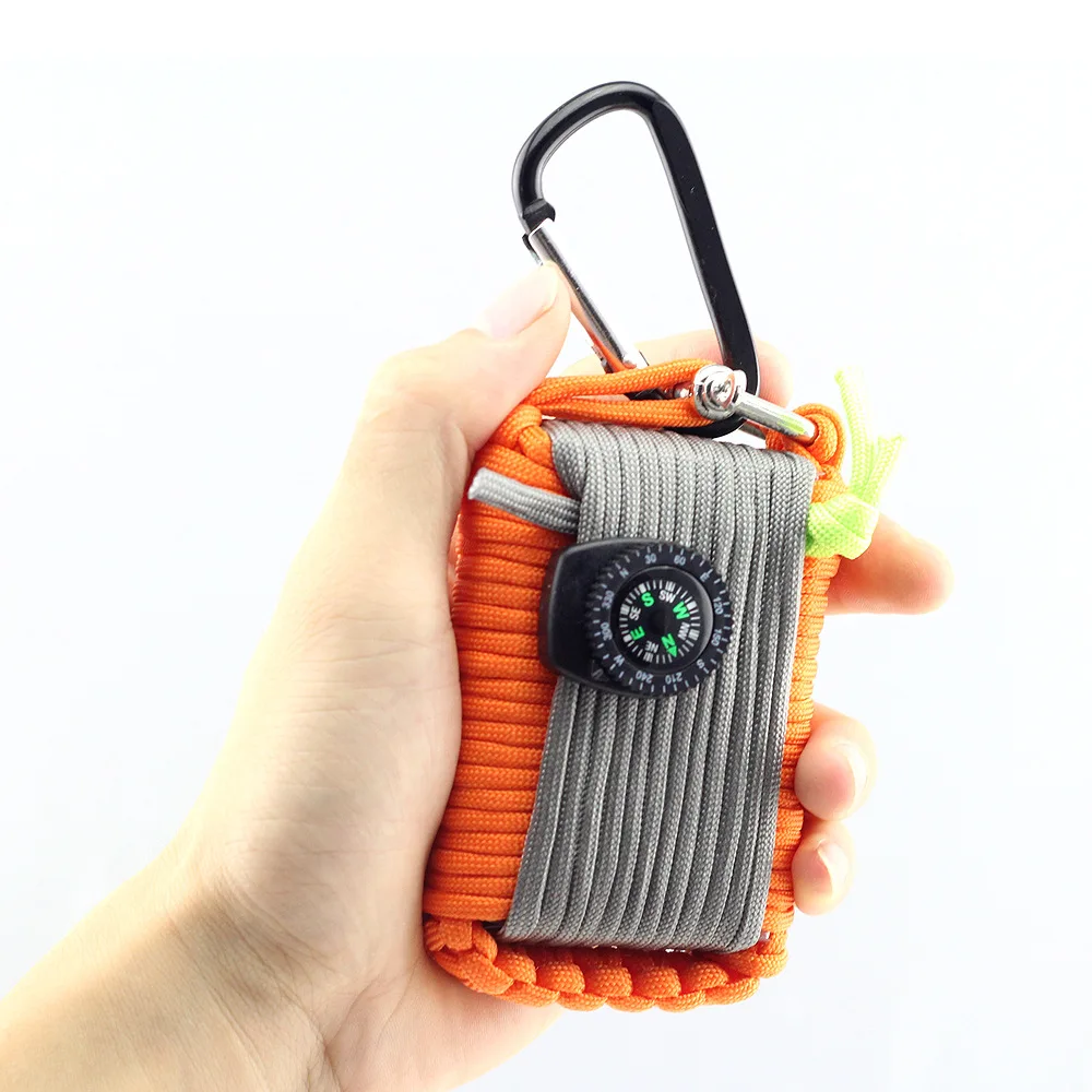 Camping hiking Survival Kit First Aid Tools Outdoor gear Survival Kit 29 in 1 Rescue tools