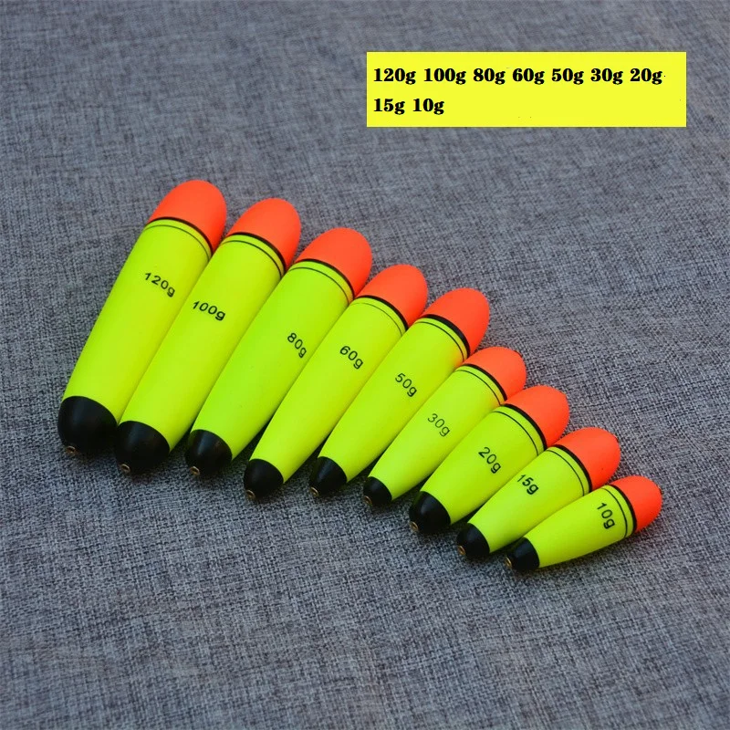 ZHUO RUN Wholesale 10g-120g Eva Fishing Floats Bobbers High Quality Fishing Tackle Surface Painting Sea-fishing Eva Float