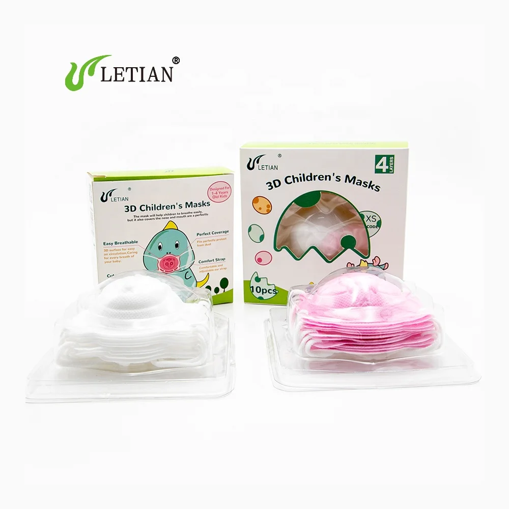 Anti pollution Kid Face Mask Newborn Baby Safety Mask 3d Stereoscopic Protective  Soft Mask  with Cute cartoon