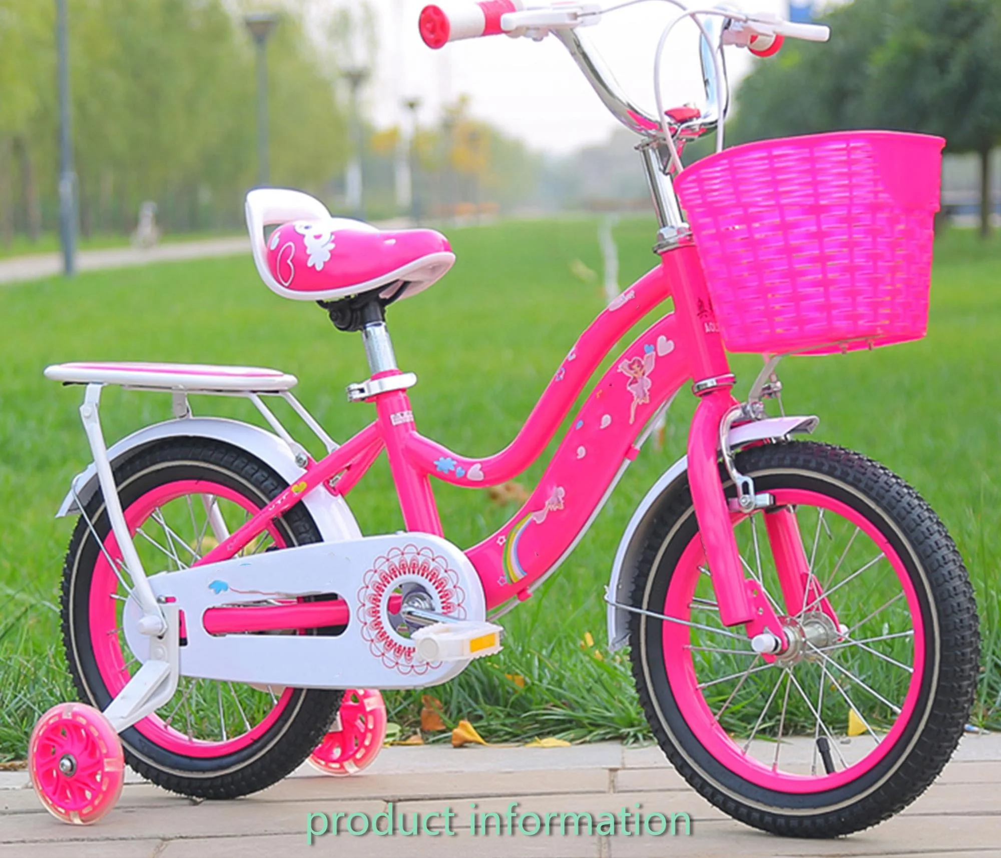 Istaride 16 Inch Cycle For 3-8 Year Old Kids Kinderfietsen Oem Cheap Children Bicycle With Flash Training Wheel Bike Kids
