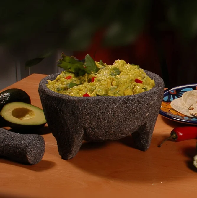 Mortar and Pestle Set Mixing Bowls Garlic Mincer,Pill Crusher and Spice Grinder