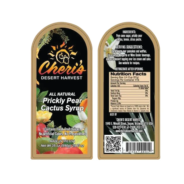 
Custom printed food labels 