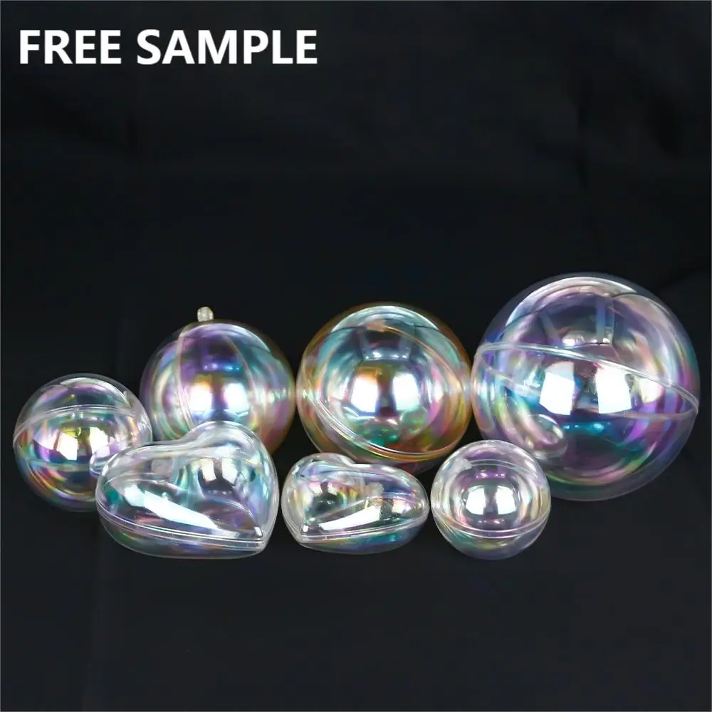YONGLI Transparent Large Plastic Balls Sphere DIY Craft  Wedding Party Decoration Acrylic Clear Fillable Ball