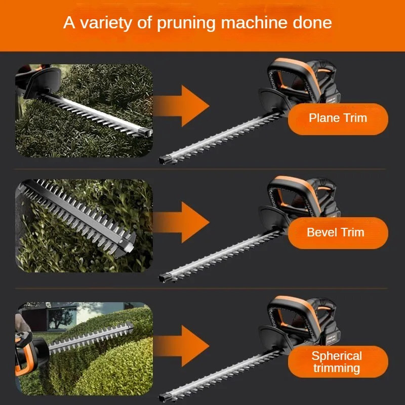 Wholesale High Quality Battery Cordless Hedge Trimmer Home Garden Hedge Trimming Tools Electric Portable Hedge Trimmer