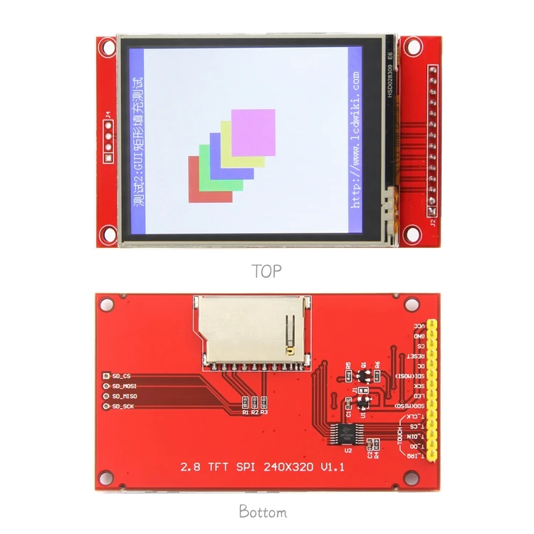 
2.8 inch 240x320 SPI LCD Module ILI9341 with touch panel 