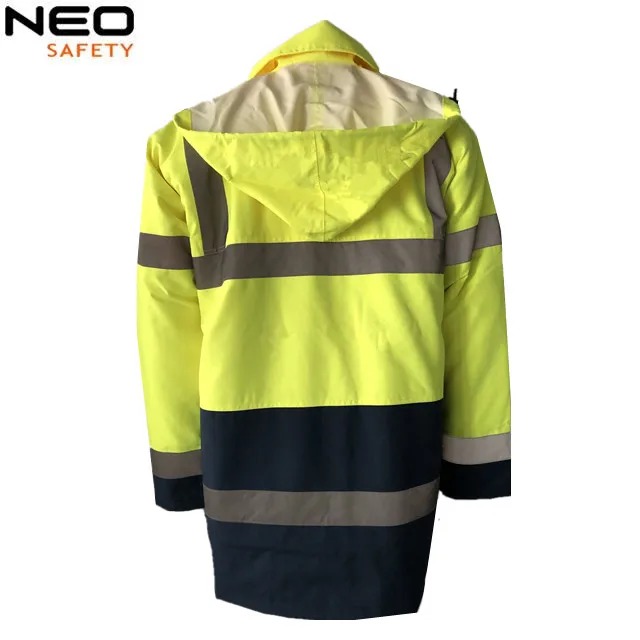 WInter HIVIS jacket men cargo jacket work clothing  long sleeve work suit reflective safety clothing